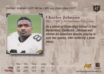 1997 Playoff Absolute Beginnings #47 Charles Johnson Back