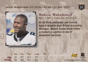 1997 Playoff Absolute Beginnings #55 Muhsin Muhammad Back