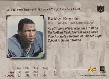 1997 Playoff Absolute Beginnings #56 Bobby Engram Back