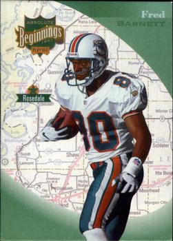 1997 Playoff Absolute Beginnings #80 Fred Barnett Front
