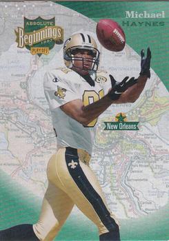 1997 Playoff Absolute Beginnings #98 Michael Haynes Front