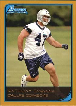 2006 Bowman - Gold #133 Anthony Fasano Front