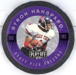 1997 Playoff Absolute Beginnings - Chip Shots Black #102 Byron Hanspard Front