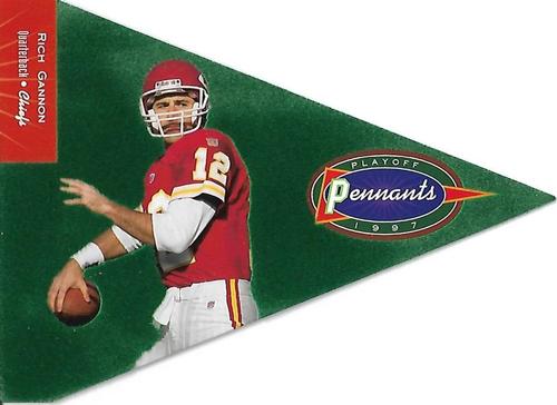 1997 Playoff Absolute Beginnings - Pennants #63 Rich Gannon Front