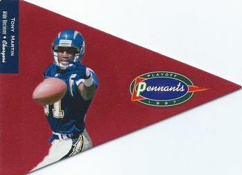 1997 Playoff Absolute Beginnings - Pennants #192 Tony Martin Front