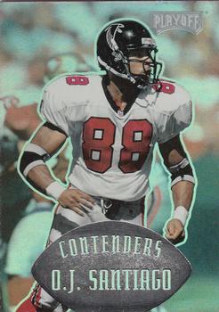 1997 Playoff Contenders #8 O.J. Santiago Front