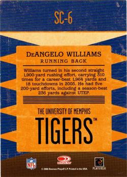 2006 Donruss Classics - School Colors #SC-6 DeAngelo Williams Back