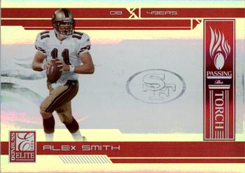 2006 Donruss Elite - Passing the Torch Red #PT-1 Alex Smith Front