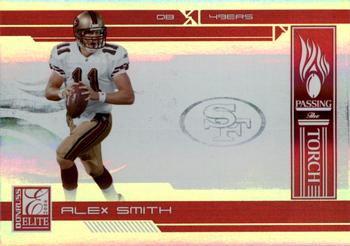 2006 Donruss Elite - Passing the Torch Red #PT-21 Alex Smith / Steve Young Front