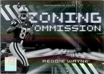 2006 Donruss Elite - Zoning Commission Black #ZC-21 Reggie Wayne Front