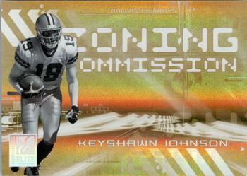 2006 Donruss Elite - Zoning Commission Gold #ZC-27 Keyshawn Johnson Front