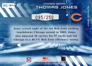 2006 Donruss Elite - Zoning Commission Red #ZC-34 Thomas Jones Back
