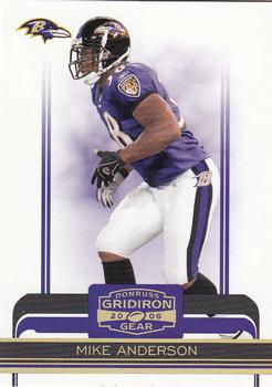2006 Donruss Gridiron Gear - Gold Holofoil #8 Mike Anderson Front