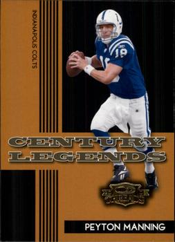 2006 Donruss Threads - Century Legends Gold #CL-10 Peyton Manning Front
