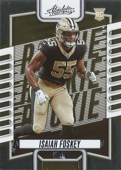 2023 Panini Absolute - Blue #166 Isaiah Foskey Front