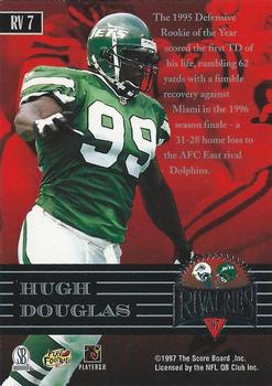 1997 Pro Line - Rivalries #RV 7 Dan Marino / Hugh Douglas Back