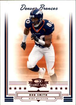 2006 Donruss Threads - Retail Red #40 Rod Smith Front