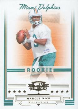 2006 Donruss Threads - Retail Rookies #216 Marcus Vick Front