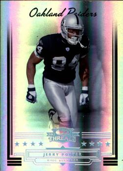2006 Donruss Threads - Silver Holofoil #113 Jerry Porter Front