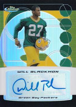 2006 Finest - Autographs Refractor #FA-WB Will Blackmon Front