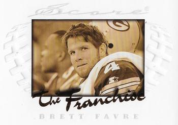 1997 Score - The Franchise #3 Brett Favre Front