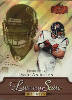 2006 Flair Showcase - Gold #115 David Anderson Front