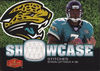 2006 Flair Showcase - Showcase Stitches Jersey #SHS-BL Byron Leftwich Front