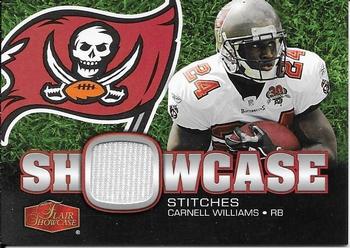 2006 Flair Showcase - Showcase Stitches Jersey #SHS-CW Carnell Williams Front
