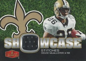 2006 Flair Showcase - Showcase Stitches Jersey #SHS-DM Deuce McAllister Front