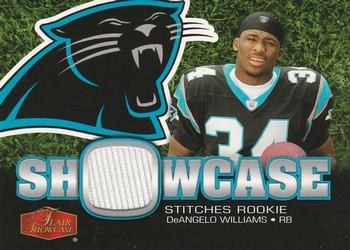 2006 Flair Showcase - Showcase Stitches Jersey #SHS-DW DeAngelo Williams Front