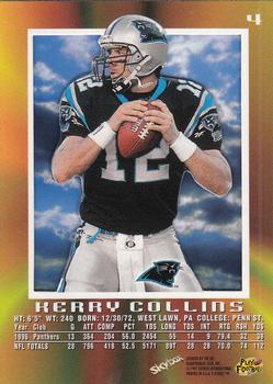 1997 SkyBox E-X2000 #4 Kerry Collins Back