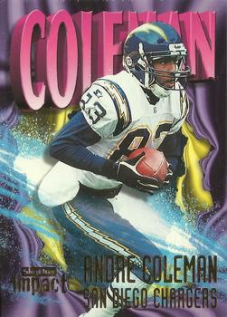 1997 SkyBox Impact #18 Andre Coleman Front