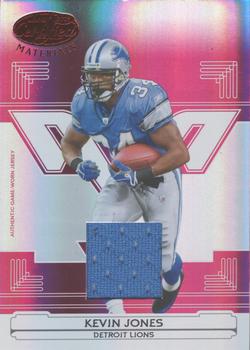 2006 Leaf Certified Materials - Mirror Red Materials #49 Kevin Jones Front