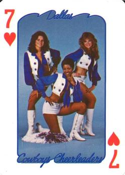 1979 Dallas Cowboys Cheerleaders Playing Cards #7♥  Front