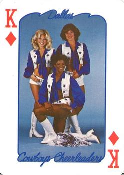 1979 Dallas Cowboys Cheerleaders Playing Cards #K♦  Front