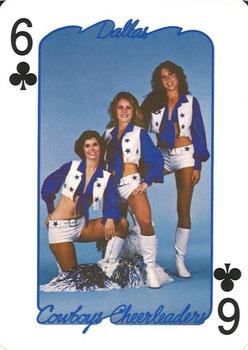 1979 Dallas Cowboys Cheerleaders Playing Cards #6♣  Front