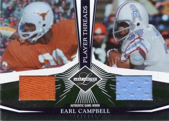 2006 Leaf Limited - Player Threads #PT-33 Earl Campbell Front
