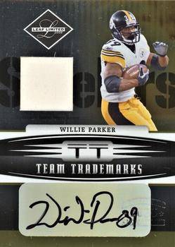 2006 Leaf Limited - Team Trademarks Autograph Materials #TT-32 Willie Parker Front