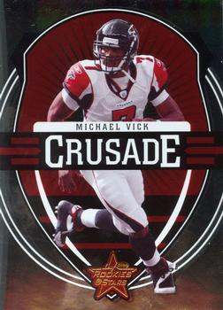 2006 Leaf Rookies & Stars - Crusade Red #C-4 Michael Vick Front