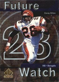 1997 SP Authentic #25 Corey Dillon Front
