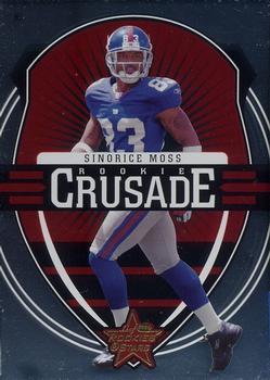 2006 Leaf Rookies & Stars - Rookie Crusade Red #RC-22 Sinorice Moss Front