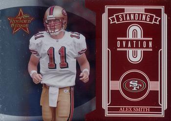 2006 Leaf Rookies & Stars - Standing Ovation Red #SO-1 Alex Smith Front