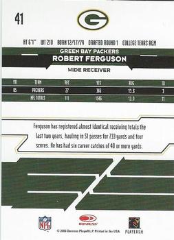 2006 Leaf Rookies & Stars Longevity #41 Robert Ferguson Back