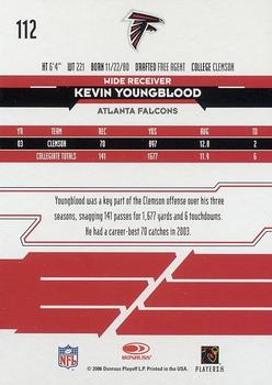 2006 Leaf Rookies & Stars Longevity #112 Kevin Youngblood Back