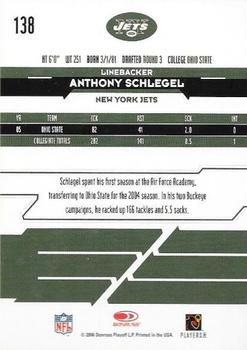 2006 Leaf Rookies & Stars Longevity #138 Anthony Schlegel Back
