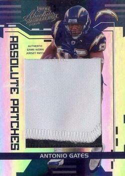 2006 Playoff Absolute Memorabilia - Absolute Patches Prime #AP-26 Antonio Gates Front