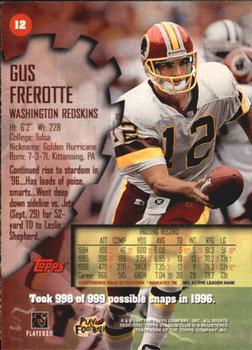 1997 Stadium Club #12 Gus Frerotte Back