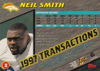 1997 Stadium Club #26 Neil Smith Back
