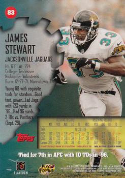 1997 Stadium Club #83 James Stewart Back