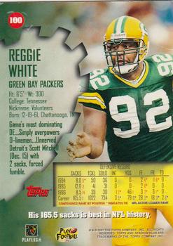 1997 Stadium Club #100 Reggie White Back